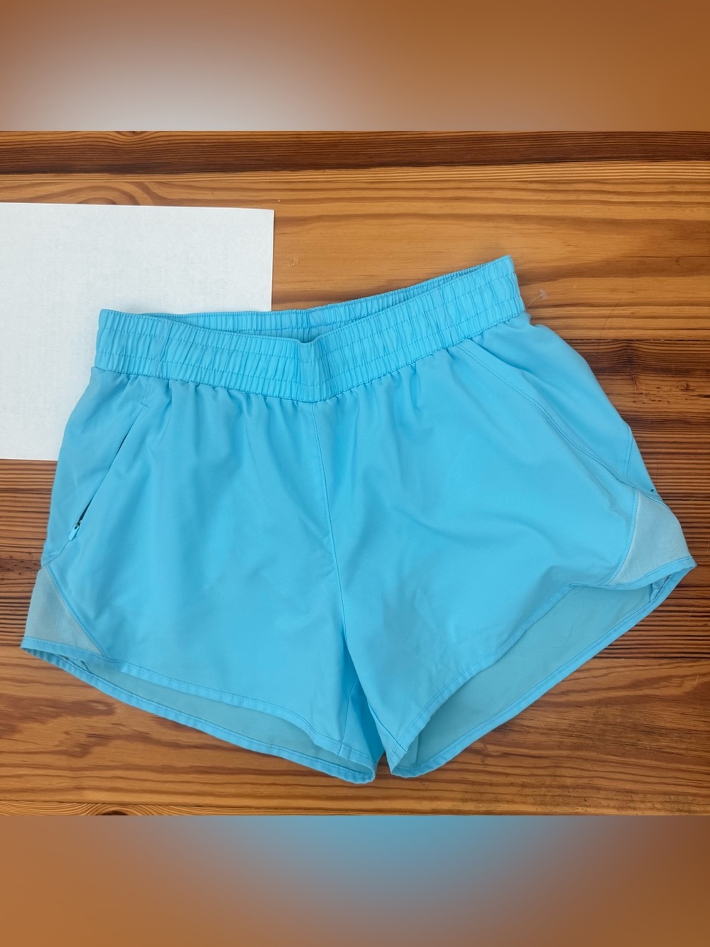 All in Motion Women’s Athletic Shorts Light Blue Sz small Coastal Blue